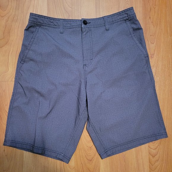 Never worn! Grey patterned board shorts by Trinity. Size 32 - Picture 1 of 4